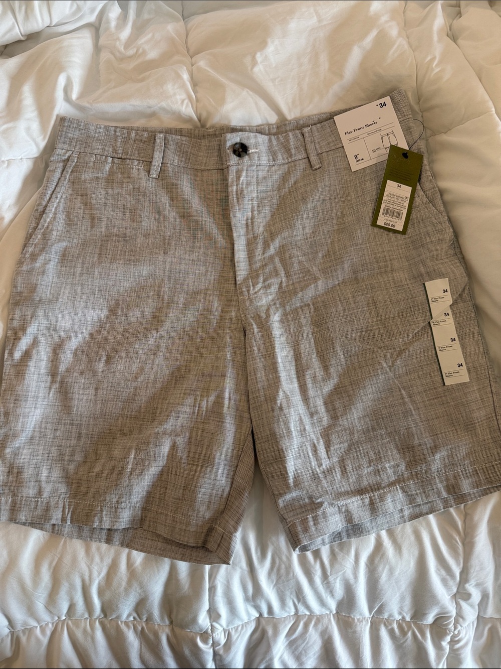Goodfellow & Co Light Gray Flat Front Casual Shorts